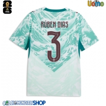 Maglie da calcio Portogallo Ruben Dias #3 Seconda Maglia Mondiali 2026  Manica Corta